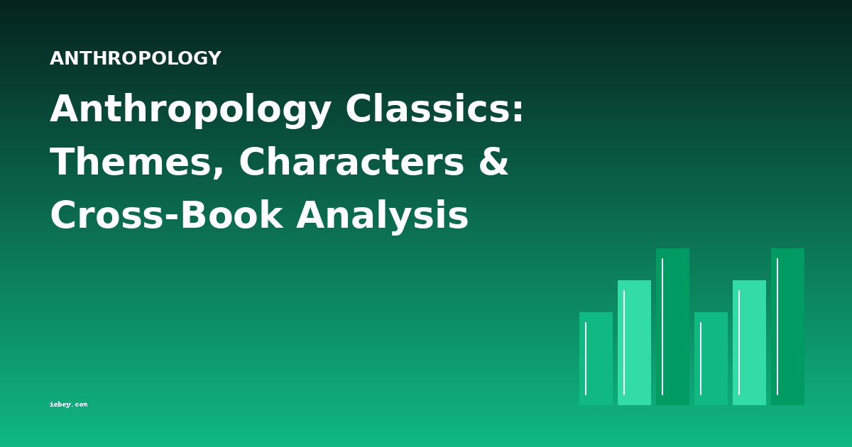 Anthropology Classics: Themes, Characters & Cross-Book Analysis
