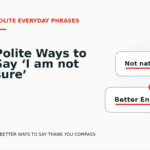 Polite Ways to Say ‘I am not sure’