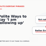 Polite Ways to Say ‘I am following up’