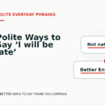 Polite Ways to Say ‘I will be late’