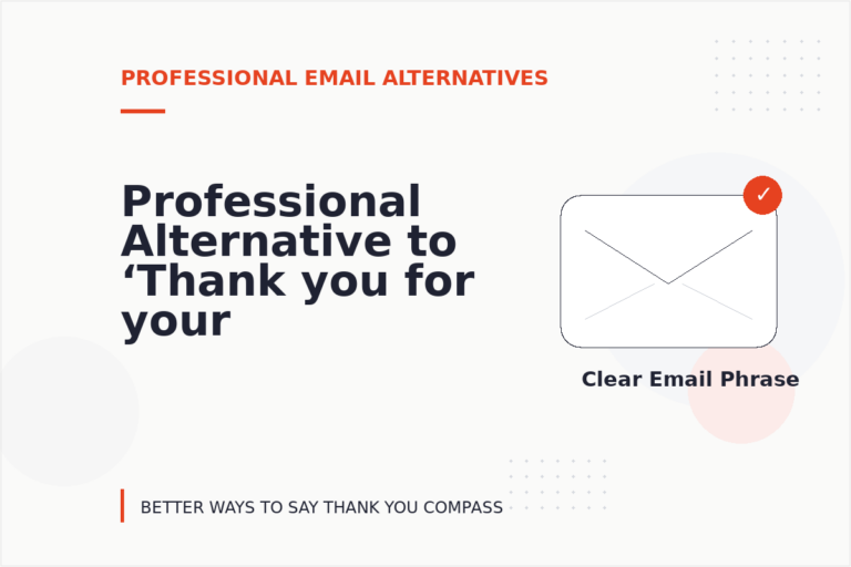 Professional Alternative to ‘Thank you for your help’