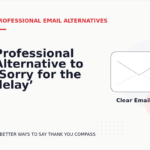 Professional Alternative to ‘Sorry for the delay’