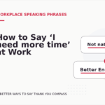 How to Say ‘I need more time’ at Work