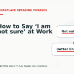 How to Say ‘I am not sure’ at Work