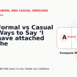 Formal vs Casual Ways to Say ‘I have attached the file’