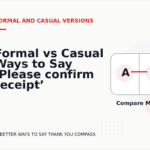 Formal vs Casual Ways to Say ‘Please confirm receipt’
